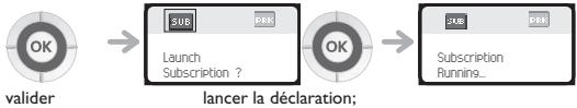 ORANGE 4077 - Pour procéder à un nouvel enregistrement, lorsque le téléphone est déjà enregistré sur un ou plusieurs systèmes, procéder de la façon suivante : - 9