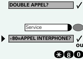 ORANGE 8520 - Après appel par interphone (diffusion) d'un groupe - 1