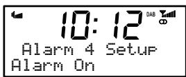 PURE CHRONOS CD SERIES II - Indstilling af en alarm - 1