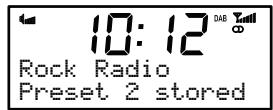 PURE CHRONOS CD SERIES II - Programmation d'une présélection - 1