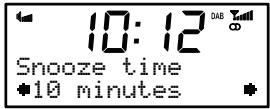 PURE CHRONOS CD SERIES II - De sluimertijd voor het alarm wijzigen - 1