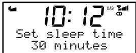 PURE CHRONOS CD SERIES II - Brug af sleep timer - 1