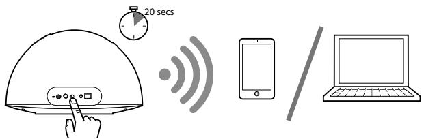 PURE CONTOUR, CONTOUR 200I AIR, CONTOUR100DI - Anschlieben mit Hilfe eines temporären Drahtlosnetzwerks - 1