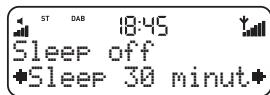 PURE ONE CLASSIC SERIES II - Indstilling af sleptimer - 1
