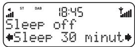 PURE ONE CLASSIC SERIES II - So stellen Sie einen Sleep-Timer ein: - 1