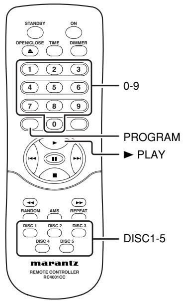 MARANTZ CC4001 - BACK TO NORMAL PLAY WITHOUT CLEARING PROGRAM - 1