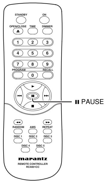 MARANTZ CC4001 - PAUSE PLAYBACK - 1
