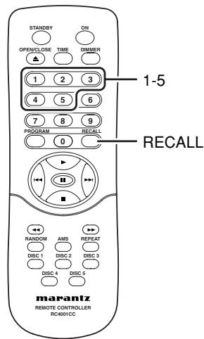 MARANTZ CC4001 - ■ Remote Control Unit Setting - 1