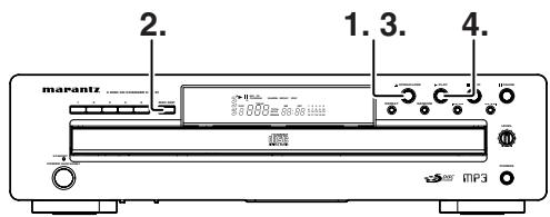 MARANTZ CC4001 - CONNECTING THE POWER SUPPLY AND TURNING ON - 3