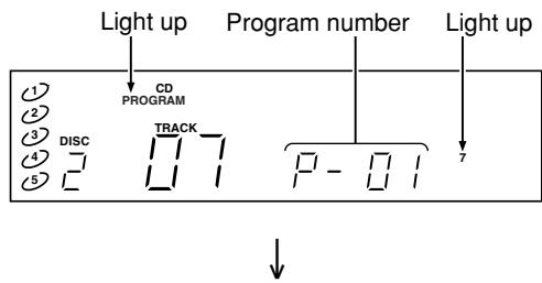 MARANTZ CC4001P - PLAYING TRACKS IN A SPECIFIC SEQUENCE (PROGRAM PLAY) - 6
