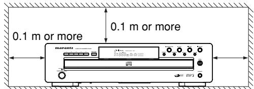 MARANTZ CC4001P - INAPPROPRIATE PLACES FOR INSTALLATION - 1