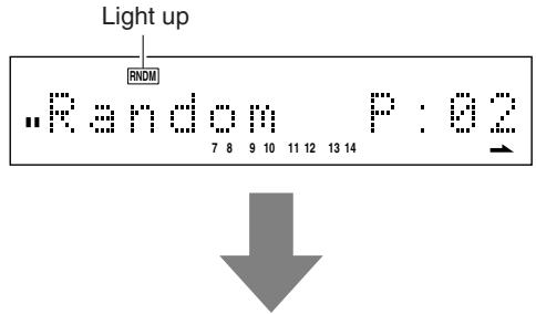 MARANTZ CD5001 - Random play (playing tracks in a random sequence) - 2
