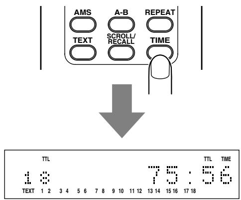MARANTZ CD5001 - - Delete program play in the time display mode - 1