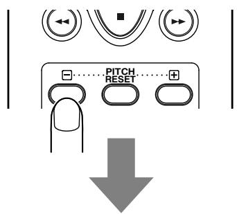 MARANTZ CD5001 - - Reducing the play speed - 1