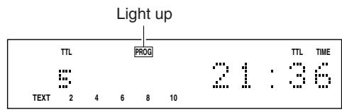 MARANTZ CD5001 - - Program play in the text display mode - 7