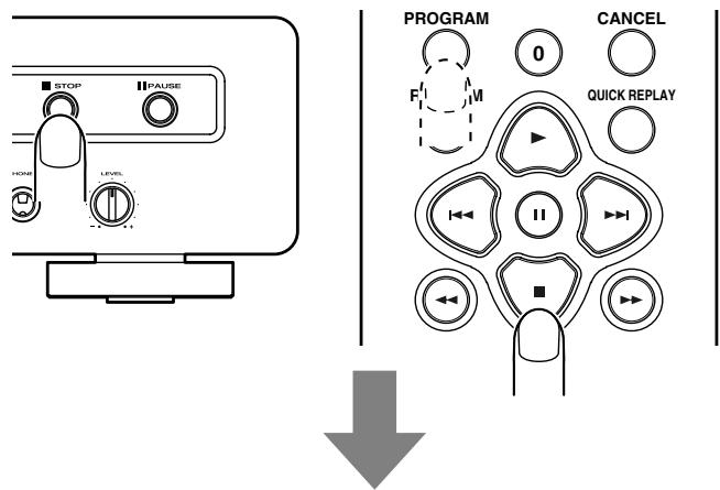 MARANTZ CD5001 - - Delete program play in the text display mode - 7