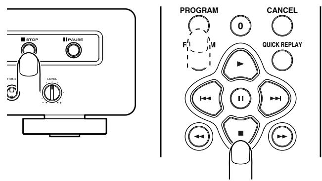 MARANTZ CD5001 - - Delete program play in the time display mode - 7