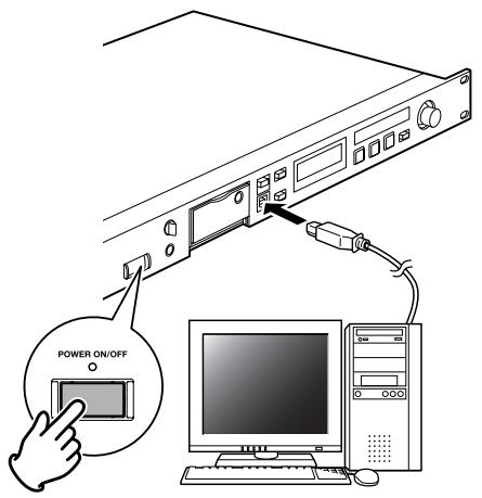 MARANTZ PMD560 - How to connect via the USB port - 1