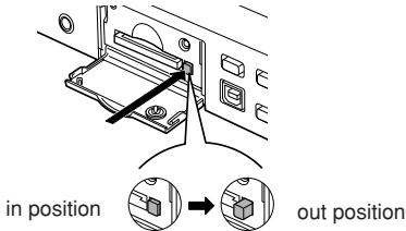 MARANTZ PMD560 - To eject a CF card - 2