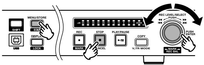 MARANTZ PMD560 - During Playback: - 1