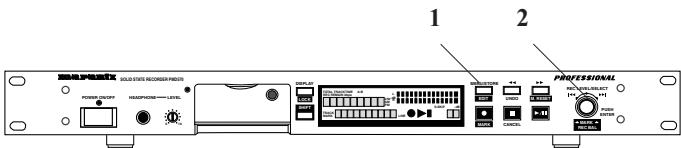 MARANTZ PMD570 - How to select input(s) for recording - 1