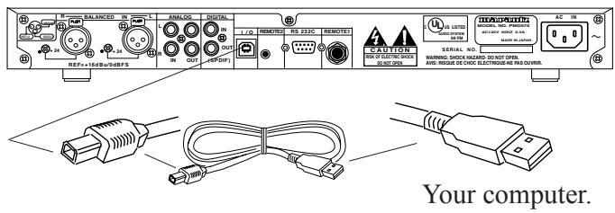 MARANTZ PMD570 - How to connect via the I/O port - 1