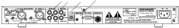 MARANTZ PMD570 - Back continued - 1