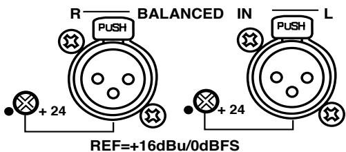 MARANTZ PMD570 - ANALOG XLR inputs, L & R - 1