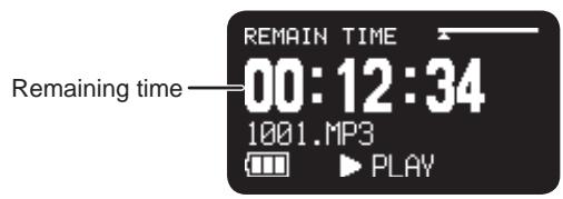 MARANTZ PMD620 - DuringPlaybackmode: - 2