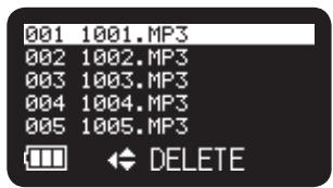 MARANTZ PMD620 - File Delete - 1