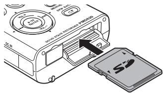 MARANTZ PMD620 - Installing a memory card - 2