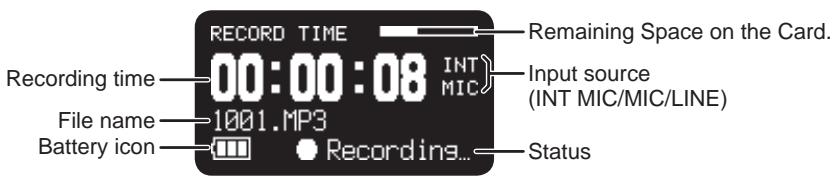 MARANTZ PMD620 - During Record mode: - 5