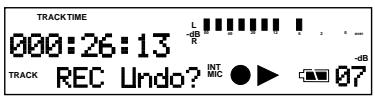 MARANTZ PMD670 - REC UNDO button - 2