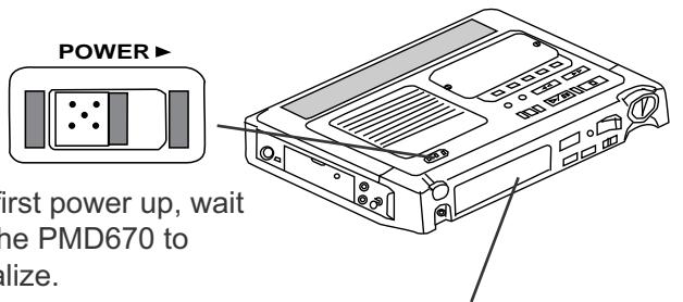 POWER first power up, wait the PMD670 to alize.
