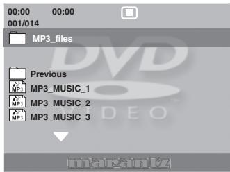 MARANTZ DV4001P - Plaats een disc. - 1