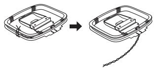 MARANTZ DN-A7100 - ASSEMBLING THE AM LOOP ANTENNA - 1