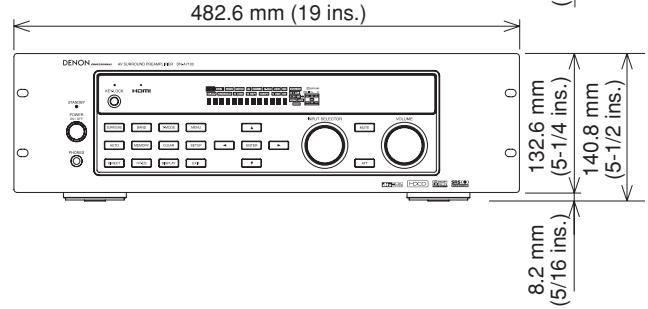 MARANTZ DN-A7100 - DIMENSIONS - 2