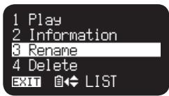 MARANTZ PMD661 - 3) File Rename - 1