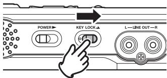 MARANTZ PMD661 - Key Lock - 1