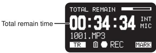 MARANTZ PMD661 - During Record mode: - 6