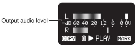 MARANTZ PMD661 - During playback mode: - 3