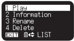 MARANTZ PMD661 - Access from File List - 2