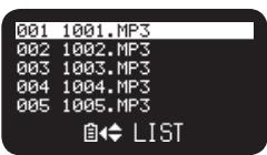 MARANTZ PMD661 - Select the file. - 1
