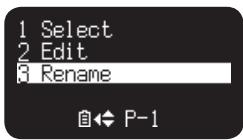 MARANTZ PMD661 - Preset Rename - 1