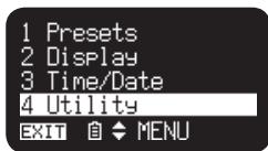MARANTZ PMD661 - Utility Menu - 1