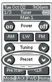 MARANTZ SR8300 - RECALLING A PRESET STATION - 2