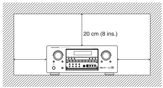 MARANTZ SR8300 - CAUTIONS ON INSTALLATION - 1