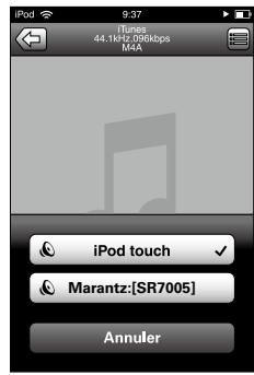 MARANTZ AV7005 - Jouer directement de la musique d'iphone, ipod touch, ou ipad - 2