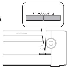 MARANTZ M-ER803 - Adjusting the master volume - 3