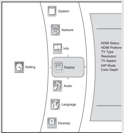 MARANTZ M-ER803 - OSD (on-screen display) menu operation - 1